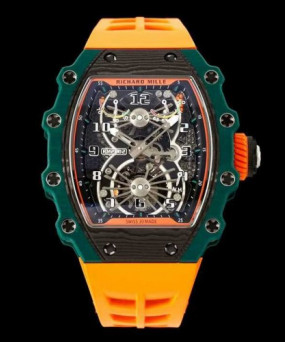 리차드밀 RM21-02 투르비용 에어로다인 뉴버젼 그린 오렌지 시계 워치